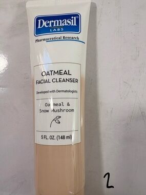 🆕 DERMASIL ✨ Oatmeal Facial Cleanser - Gentle Cream Cleanser NWT